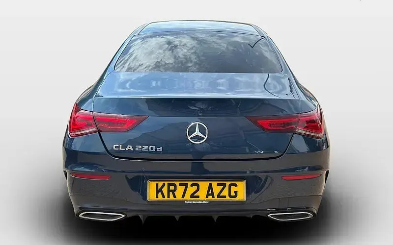 Used Mercedes CLA220 AMG Line Premium 190 HP (139 kW) 2022 Blue Sedan