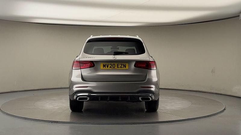 Used Mercedes GLC220 AMG line 194 HP (142 kW) 2020 Mojave silver SUV