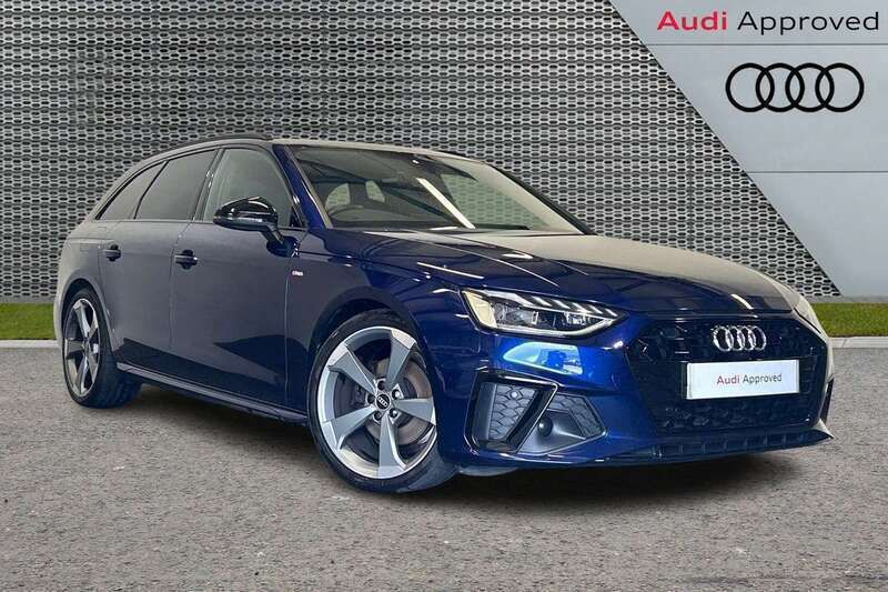Blue Used 2021 Audi A4 Black Edition Estate | £23,995 (A bit pricey) - Image 1/3
