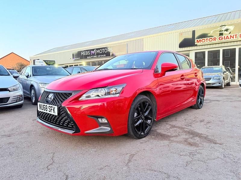 Red Used 2018 Lexus CT200h Sport Line Hatchback | £12,675 (Fair price) - Image 1/4
