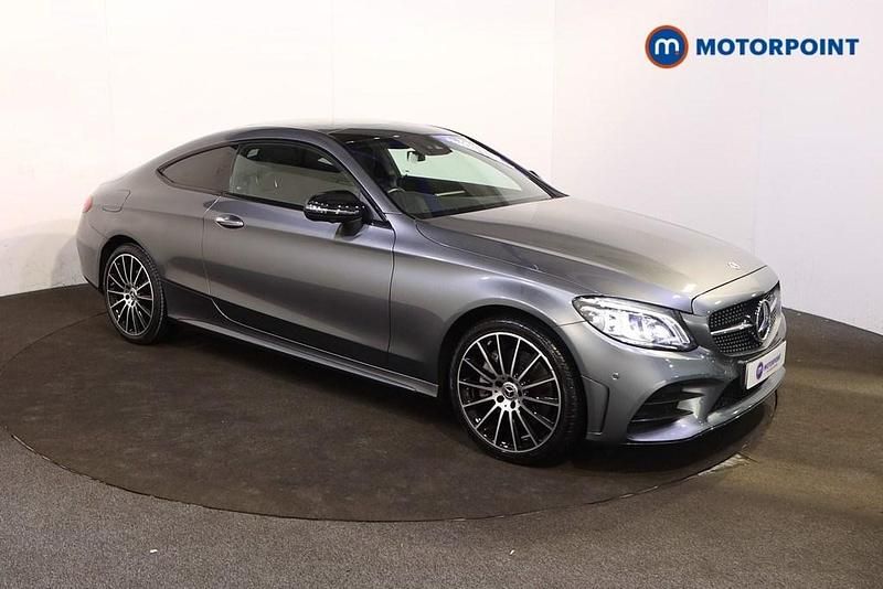 Grey Used 2023 Mercedes C300 AMG line Coupe | £31,999 (Fair price) - Image 1/4