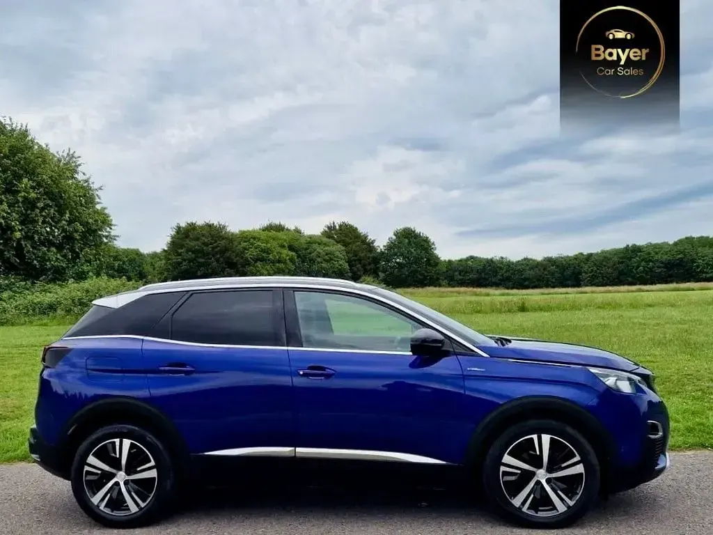 Used Peugeot 3008 GT-line 130 HP (95 kW) 2017 Blue SUV