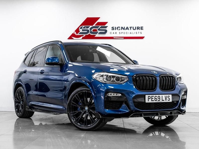 Blue Used 2019 BMW X3 M Sport SUV | £27,495 (A bit pricey) - Image 1/3