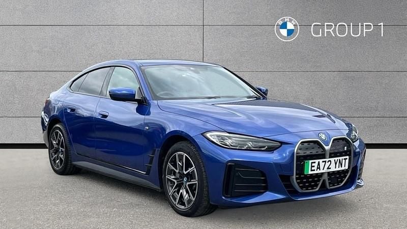Used BMW i4 M Sport 250 kW (340 HP) 2022 Blue Sedan