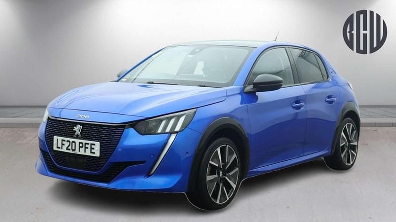 Used Peugeot e-208 GTi 100 kW (136 HP) 2020 Blue Hatchback