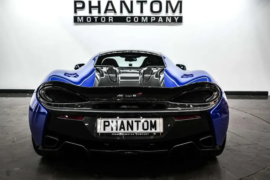 Used McLaren 570S 570 HP (419 kW) 2018 Blue Coupe