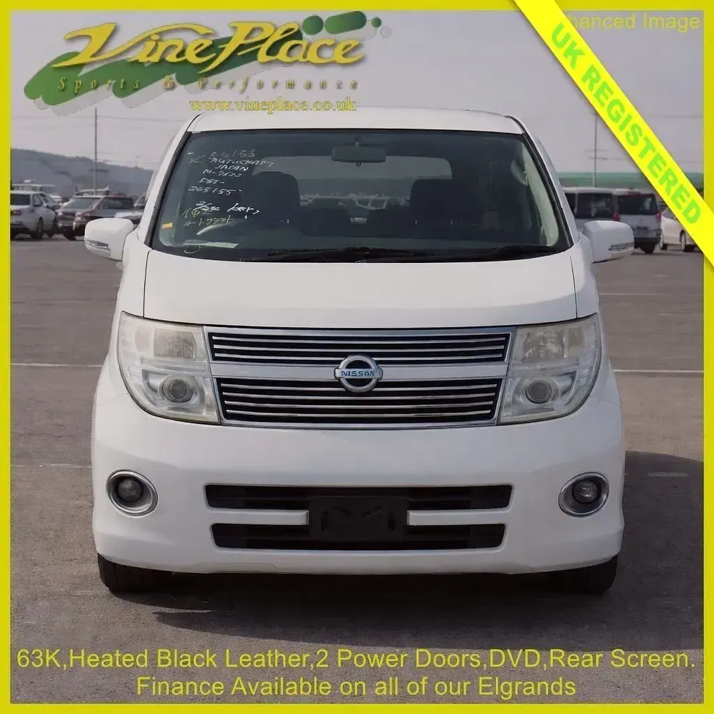 Used Nissan Elgrand 2008 White MPV