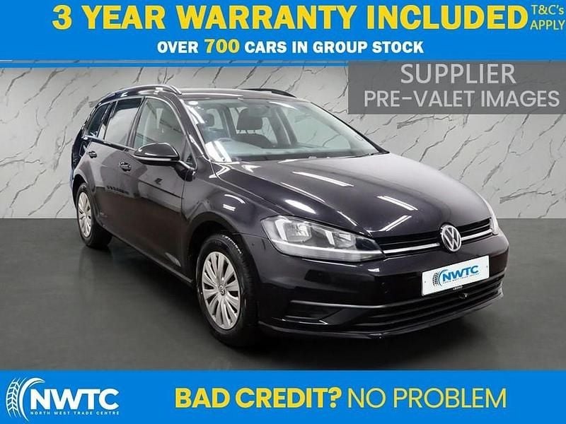 Used VW Golf VII S 115 HP (84 kW) 2018 Black Estate