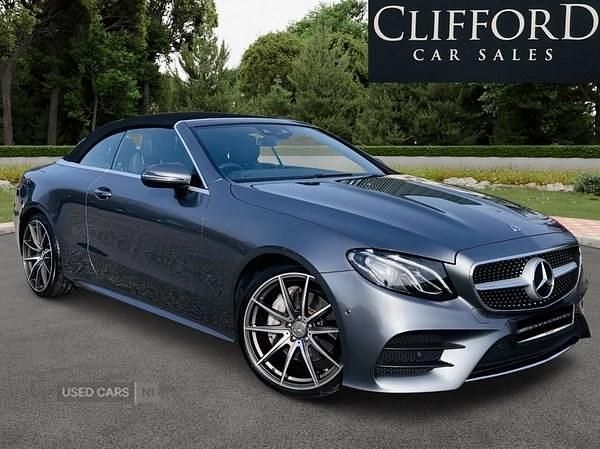 Used Mercedes E220 AMG line 2017 Grey Cabriolet