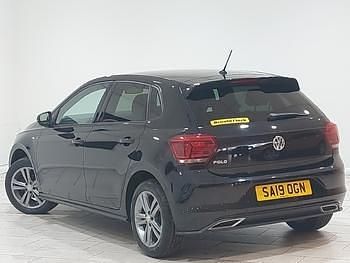Used VW Polo R-line 95 HP (69 kW) 2019 Black Hatchback
