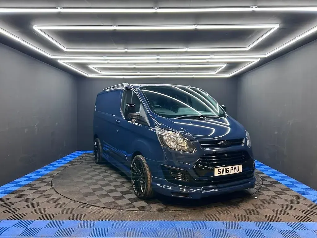 Used Ford Transit Custom Trend 130 HP (95 kW) 2017 Blue Van