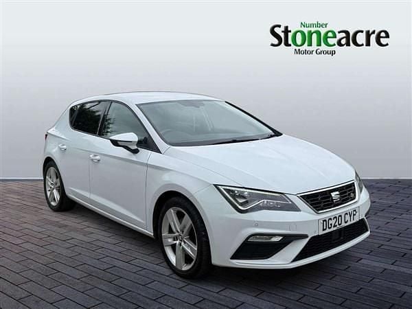 White Used 2020 Seat Leon FR Hatchback | £10,750 (Good price) - Image 1/4