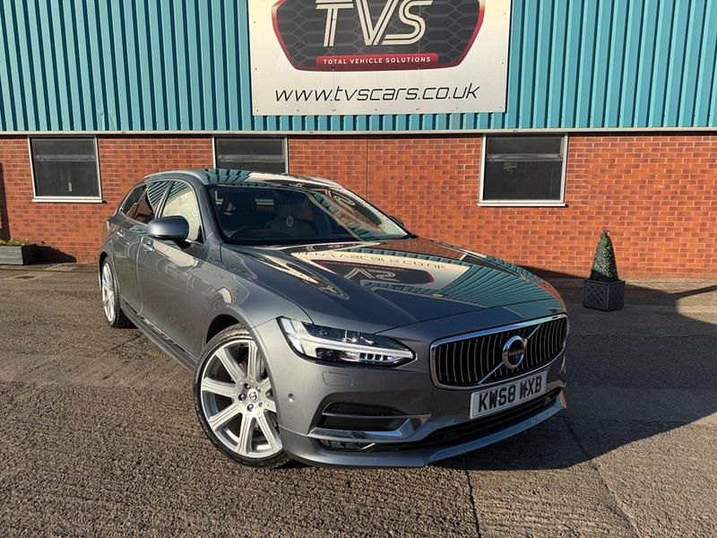 Usado Volvo V90 Inscription 254 CV (186 kW) 2018 Gris Familiar