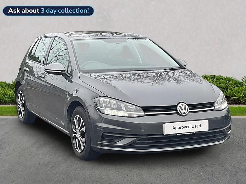 Grey Used 2018 VW Golf VII S Hatchback | £12,295 (Good price) - Image 1/2