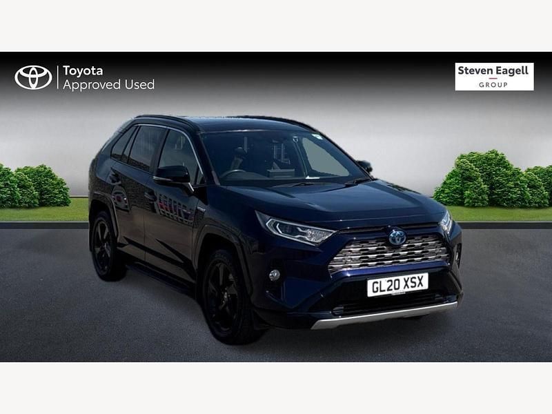 Blue/black Used 2020 Toyota RAV4 Hybrid SUV | £29,762 (Expensive) - Image 1/3