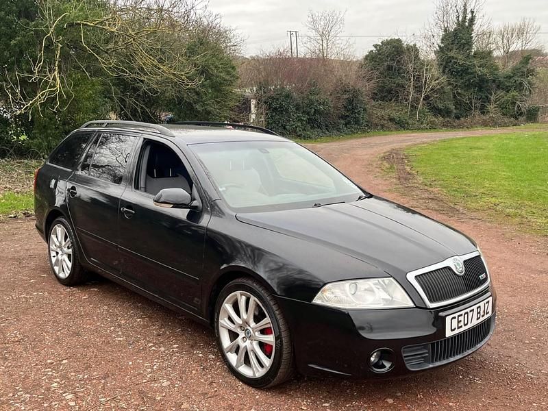 Black Used 2007 Skoda Octavia vRS Estate | £3,495 (A bit pricey) - Image 1/4