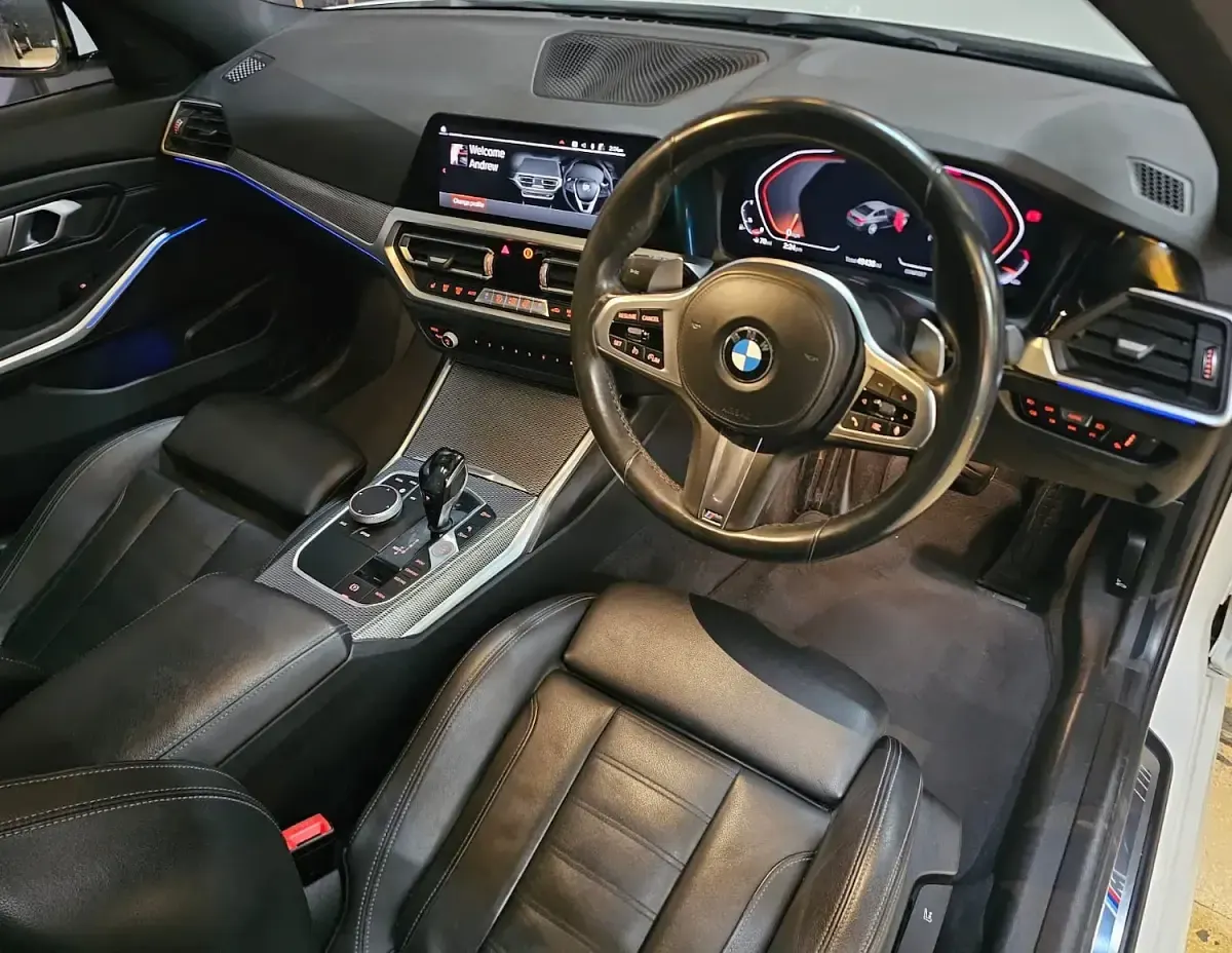 Used BMW 330 M Sport 255 HP (187 kW) 2020 White Sedan