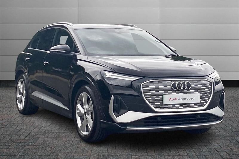 Black New 2024 Audi Q4 e-tron S-Line SUV | £38,095 (Super price) - Image 1/4