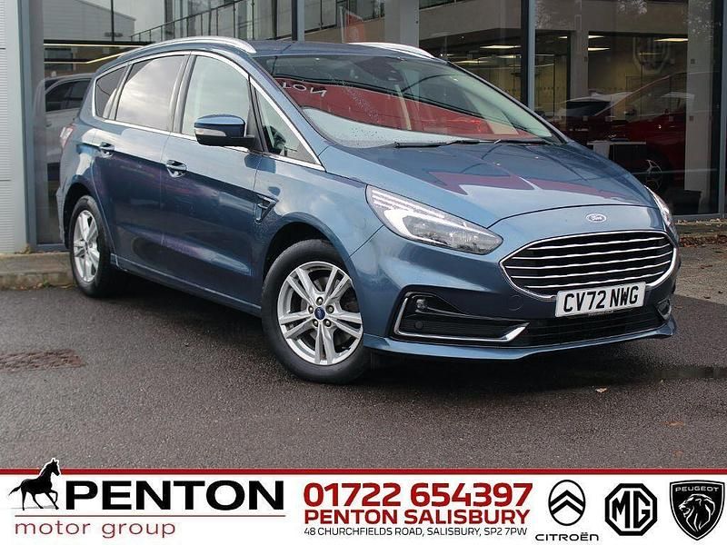 Used Ford S-MAX Titanium 150 HP (110 kW) 2022 Blue MPV