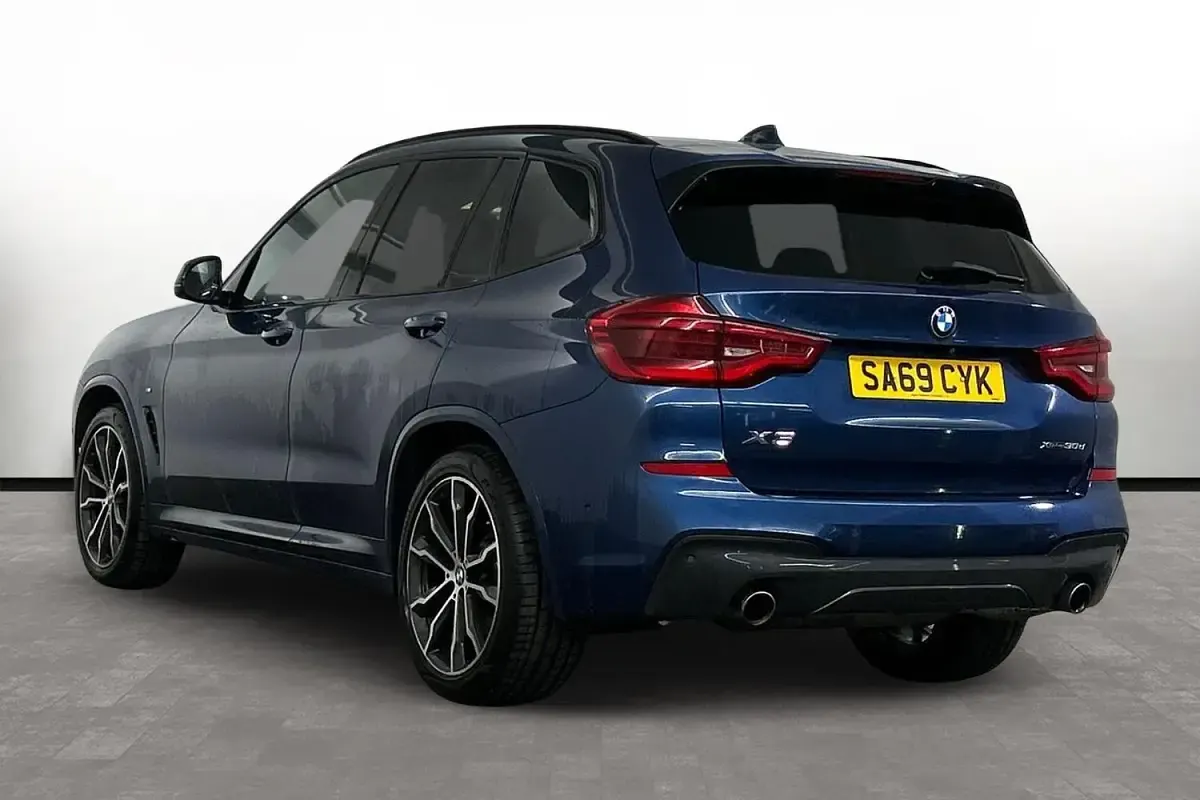 Begagnad BMW X3 M Sport 261 HK (191 kW) 2019 Blå SUV