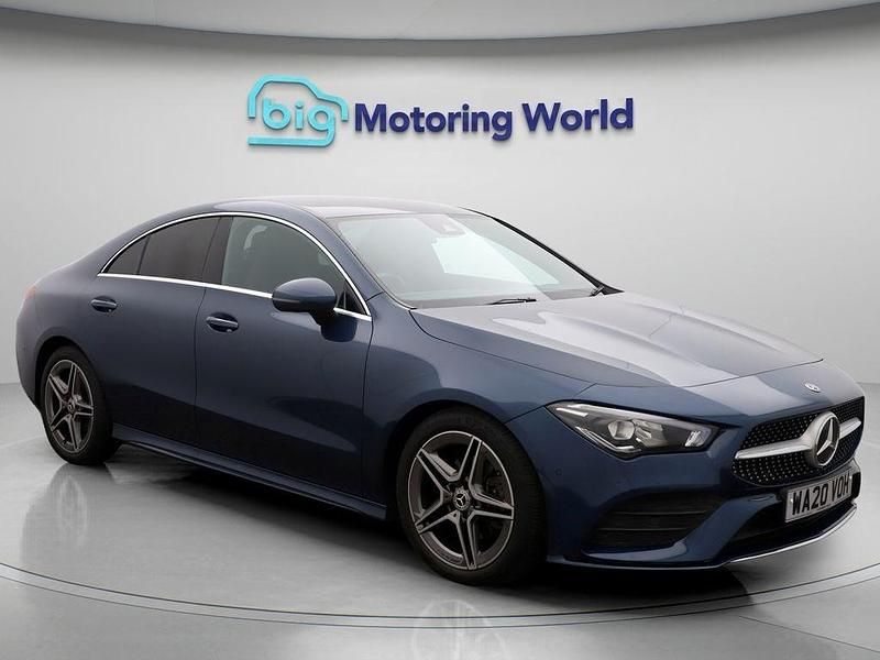 Blue Used 2020 Mercedes CLA180 AMG line Sedan | £19,600 (Good price) - Image 1/4