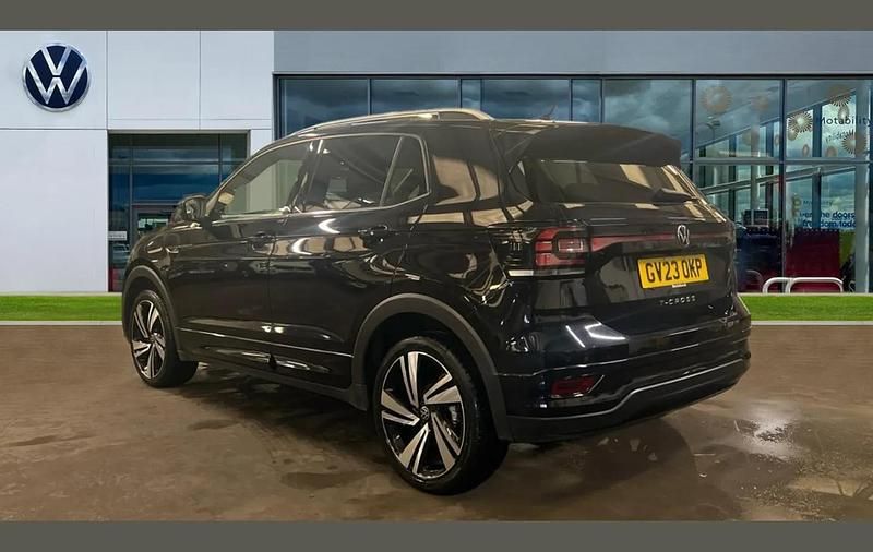 Used VW T-Cross R-line 110 HP (80 kW) 2023 Deep black pearl SUV