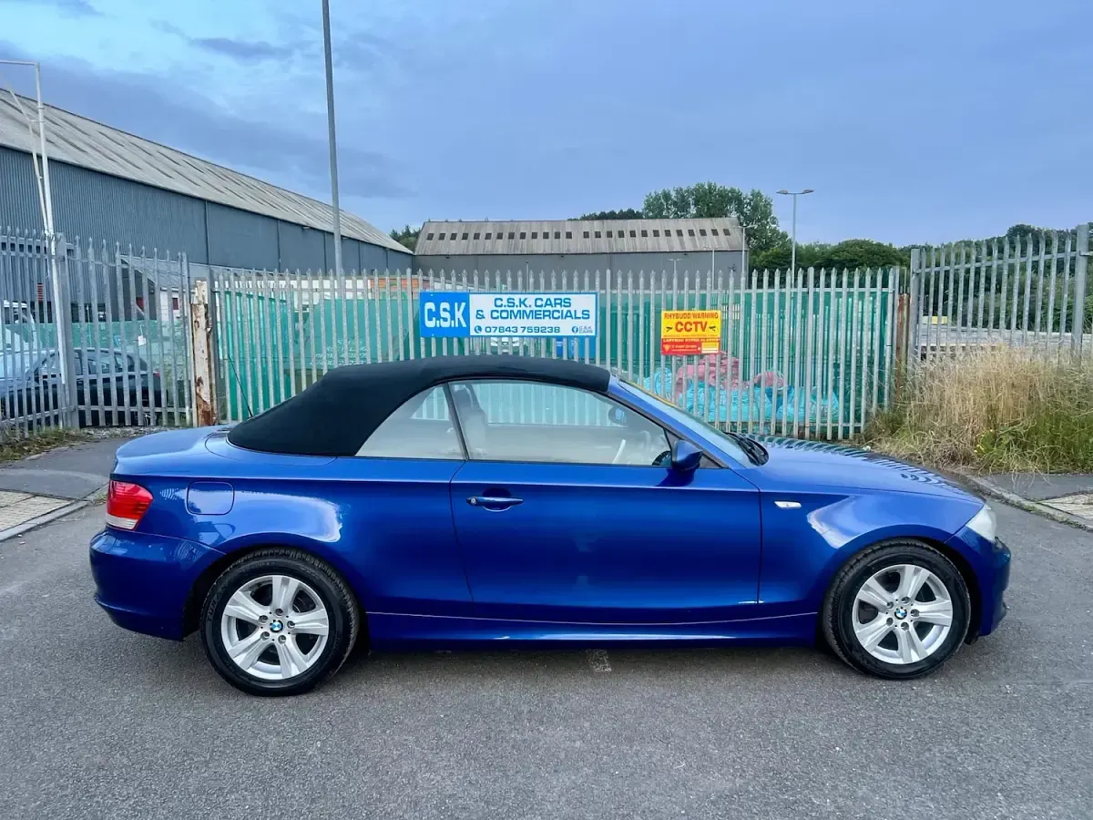 Used BMW 120 Cabriolet 2008 Blue Cabriolet