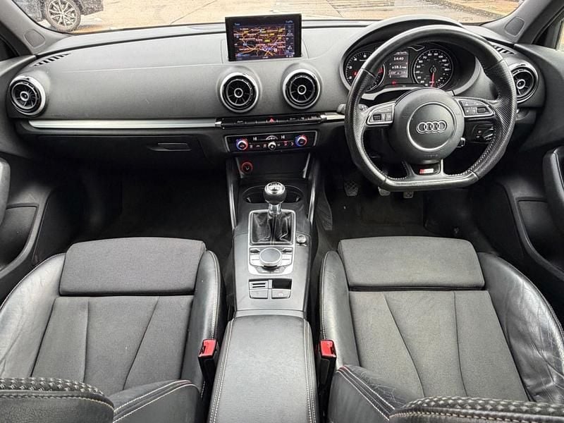 Used Audi A3 Sportback S-Line 2014 Black Hatchback