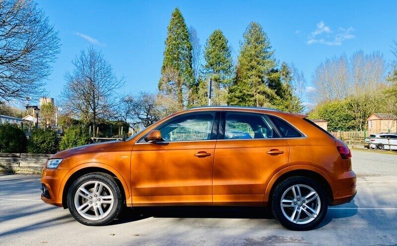 Orange Used 2014 Audi Q3 S-Line SUV | £8,995 (Expensive) - Image 1/4