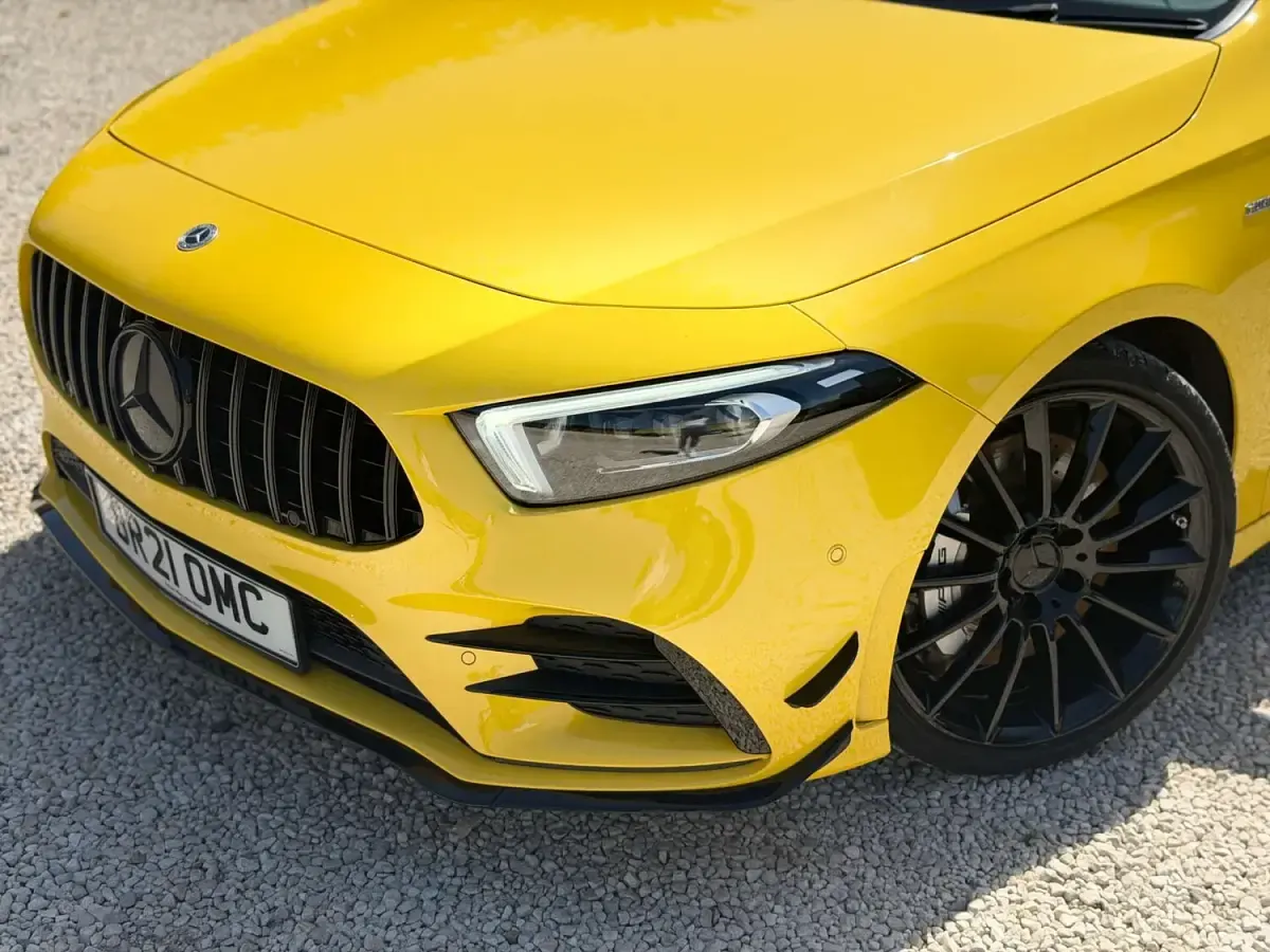 Used Mercedes A35 AMG Premium Plus 2021 Yellow Hatchback