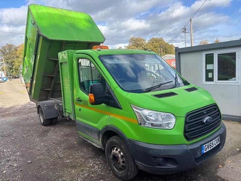 Used Ford Transit 100 HP (73 kW) 2016 Green Cabriolet