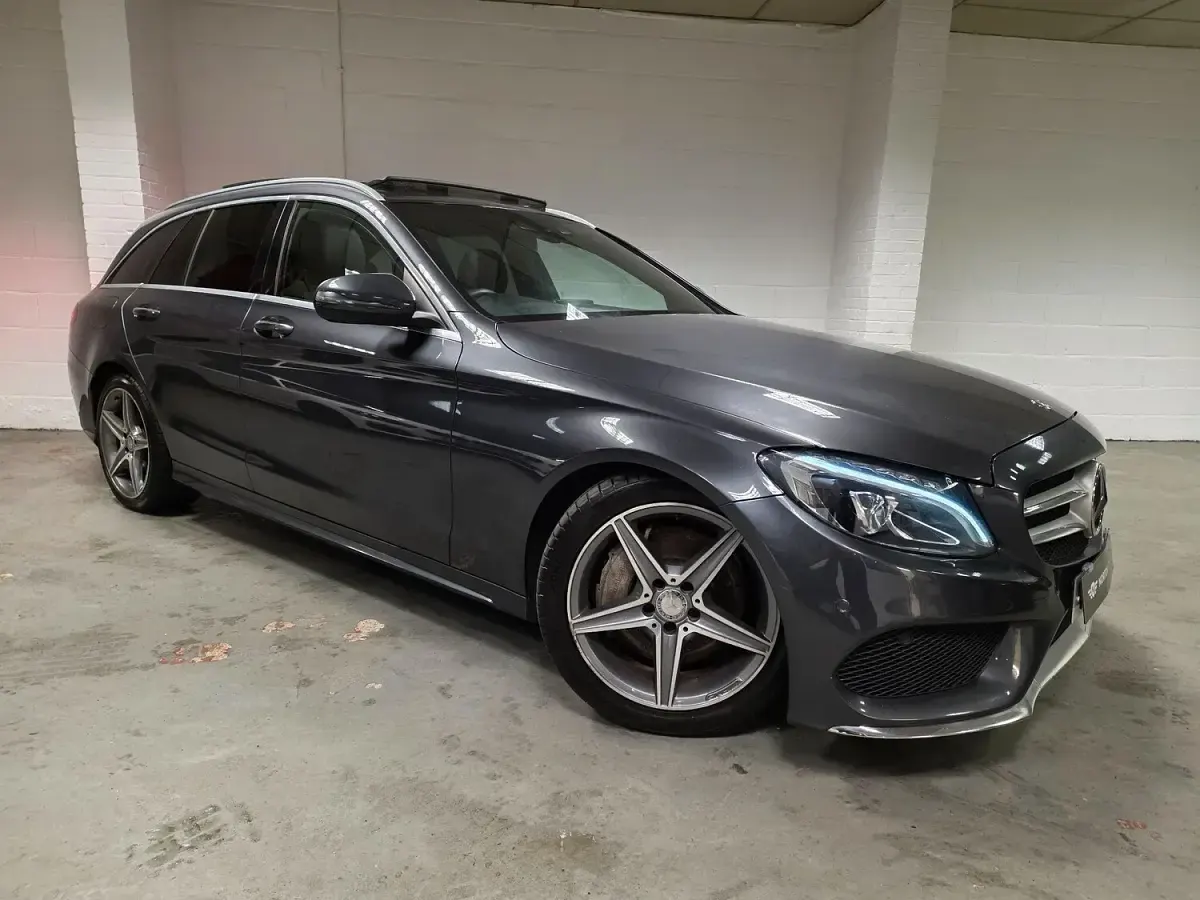 Used Mercedes C250 AMG Line Premium 204 HP (150 kW) 2015 Grey Estate