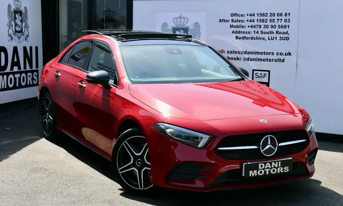 Used Mercedes A250 AMG Line Premium Plus 2022 Red Sedan