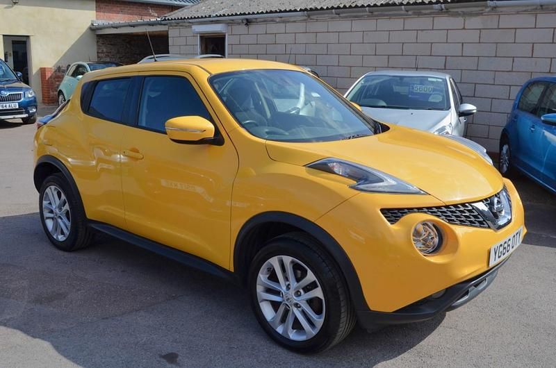 Yellow Used 2016 Nissan Juke Acenta SUV | £5,495 (Fair price) - Image 1/4