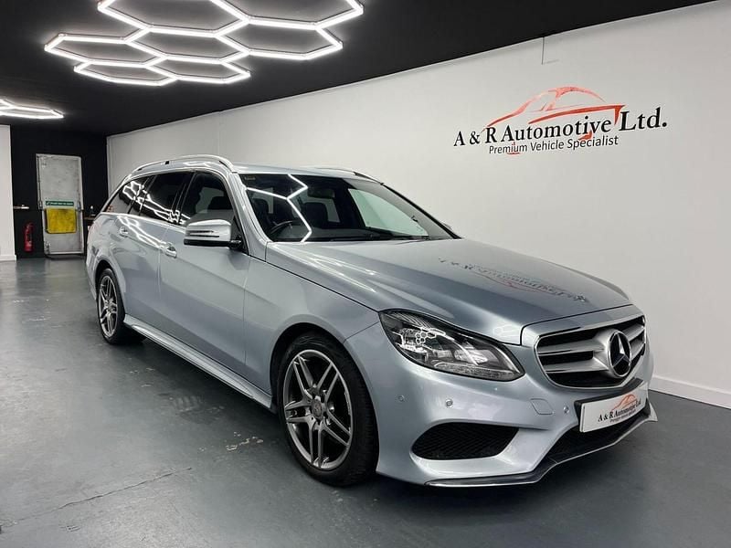 Silver Used 2015 Mercedes E350 AMG line Estate | £12,480 (Fair price) - Image 1/4