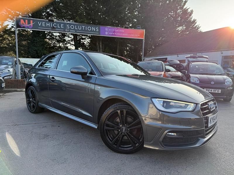 Used Audi A3 S-Line 140 HP (102 kW) 2014 Grey Hatchback
