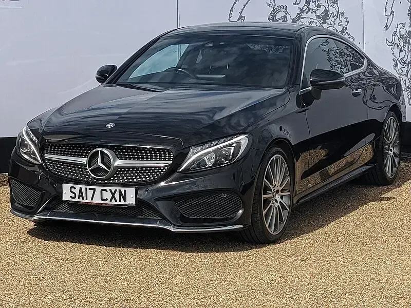 Używany Mercedes C220 AMG Line Premium Plus 170 KM (125 kW) 2017 Czarny Coupe