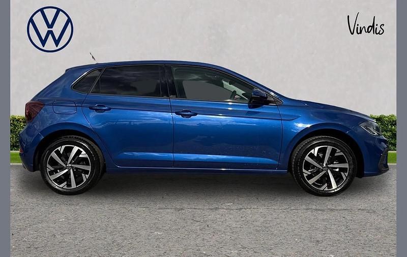 Used VW Polo Match 95 HP (69 kW) 2025 Blue Hatchback