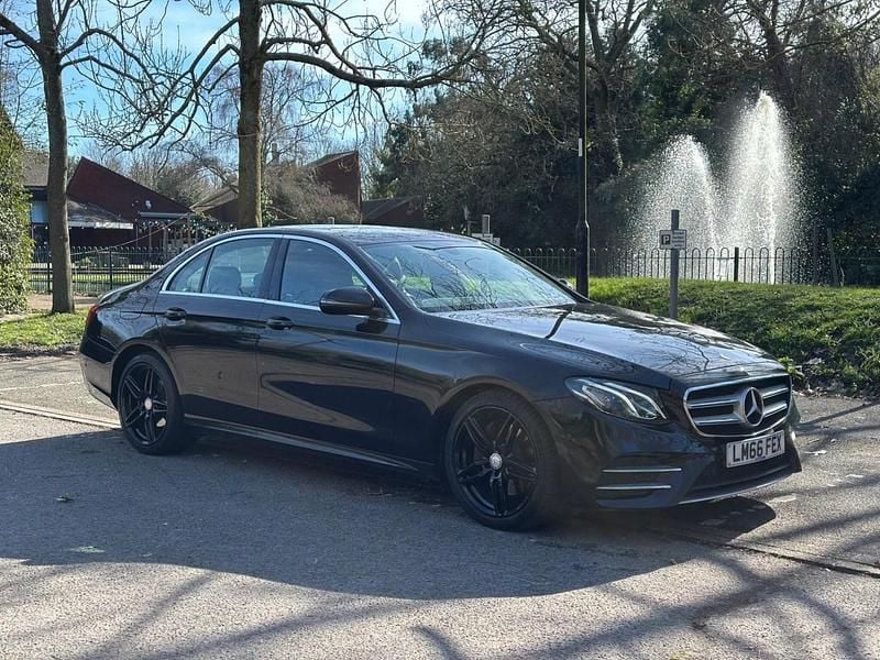 Used Mercedes E220 AMG line 2016 Black Sedan