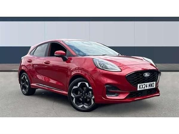 Red Used 2024 Ford Puma ST-Line X SUV | £23,258 (A bit pricey) - Image 1/4