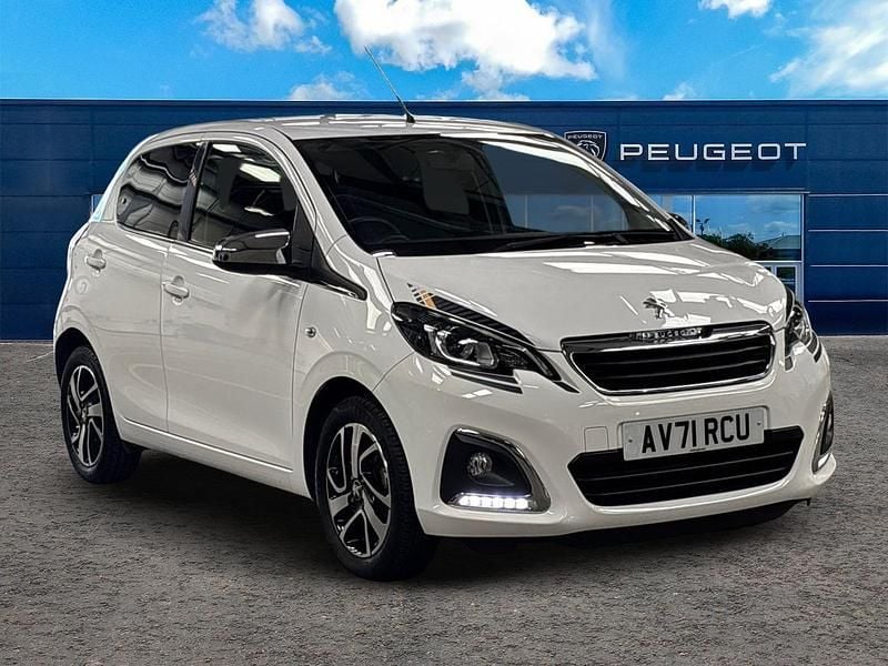 White Used 2021 Peugeot 108 Collection Hatchback | £9,495 (Fair price) - Image 1/3