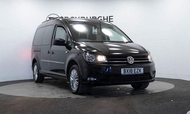 Black Used 2018 VW Caddy Maxi MPV | £12,499 (Fair price) - Image 1/4