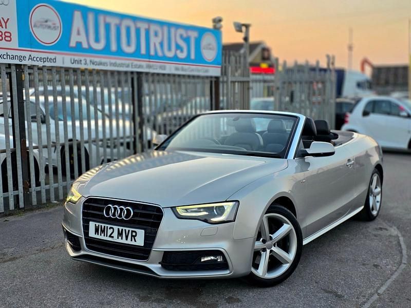 Silver Used 2012 Audi A5 Cabriolet S-Line Cabriolet | £8,495 (Fair price) - Image 1/3