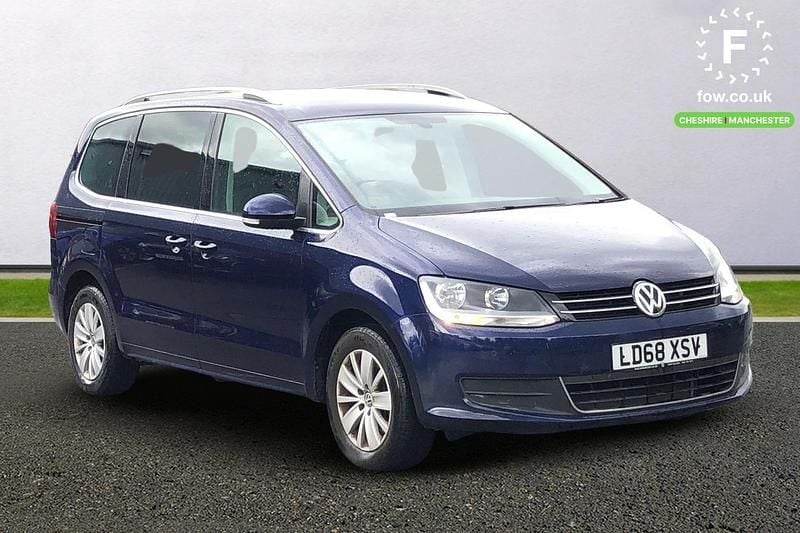 Blue Used 2018 VW Sharan SE MPV | £19,199 (Fair price) - Image 1/3
