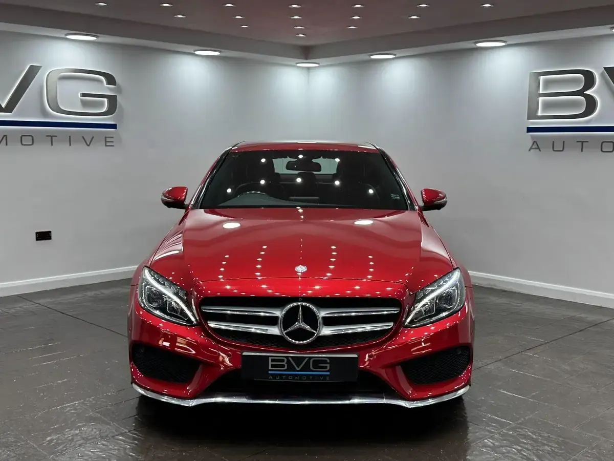 Used Mercedes C250 AMG line 2016 Red Sedan