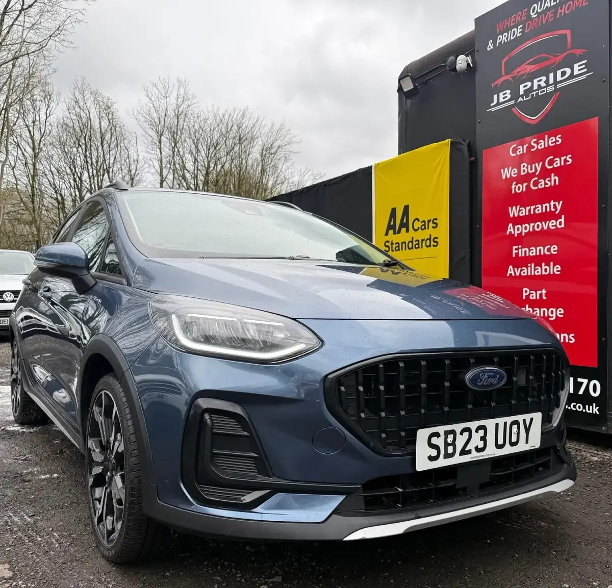 Used Ford Fiesta Active X 2023 Blue Hatchback