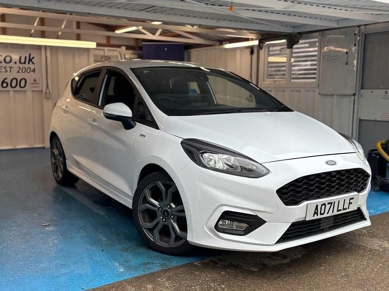 White Used 2021 Ford Fiesta ST-Line Hatchback | £9,290 (Fair price) - Image 1/4