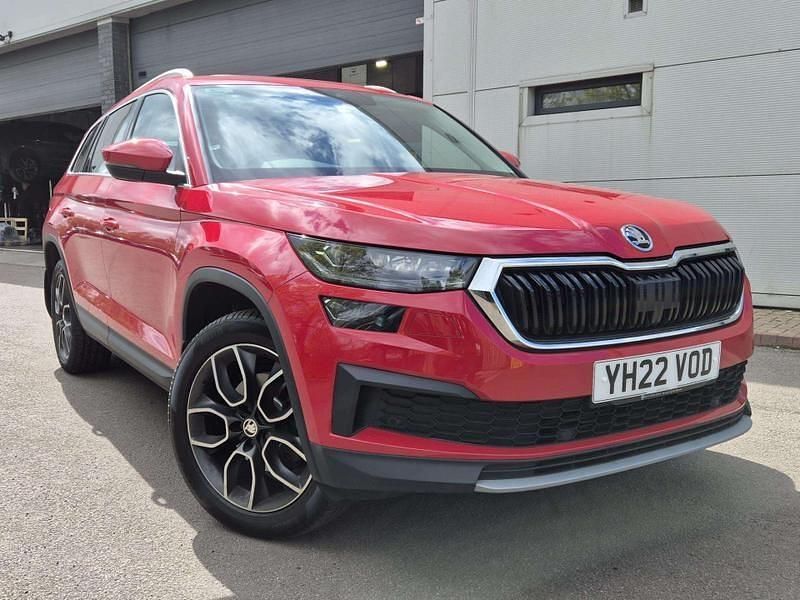 Used Skoda Kodiaq SE L 110 HP (80 kW) 2022 Red SUV