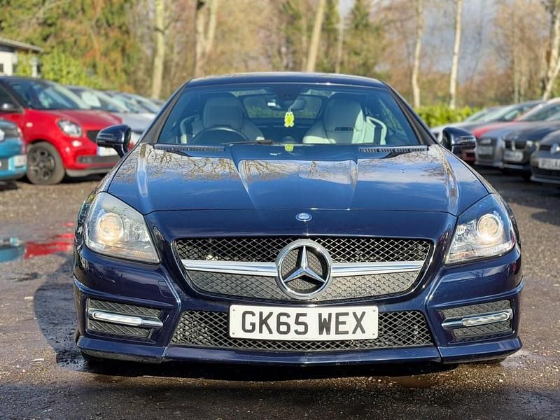 Used Mercedes SLK250 AMG 2015 Blue Cabriolet