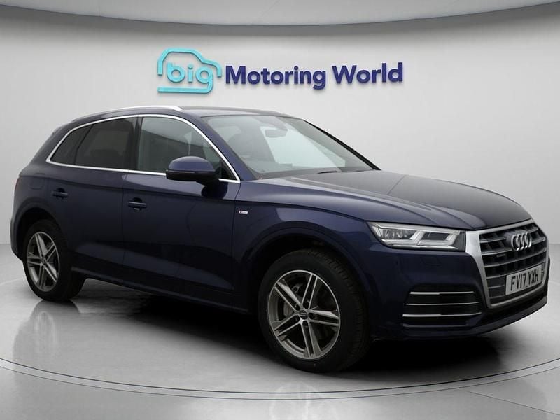 Blue Used 2017 Audi Q5 S-Line SUV | £17,500 (Fair price) - Image 1/4